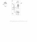 Electric Starter Diagram and Parts List for  Briggs and Stratton Engine